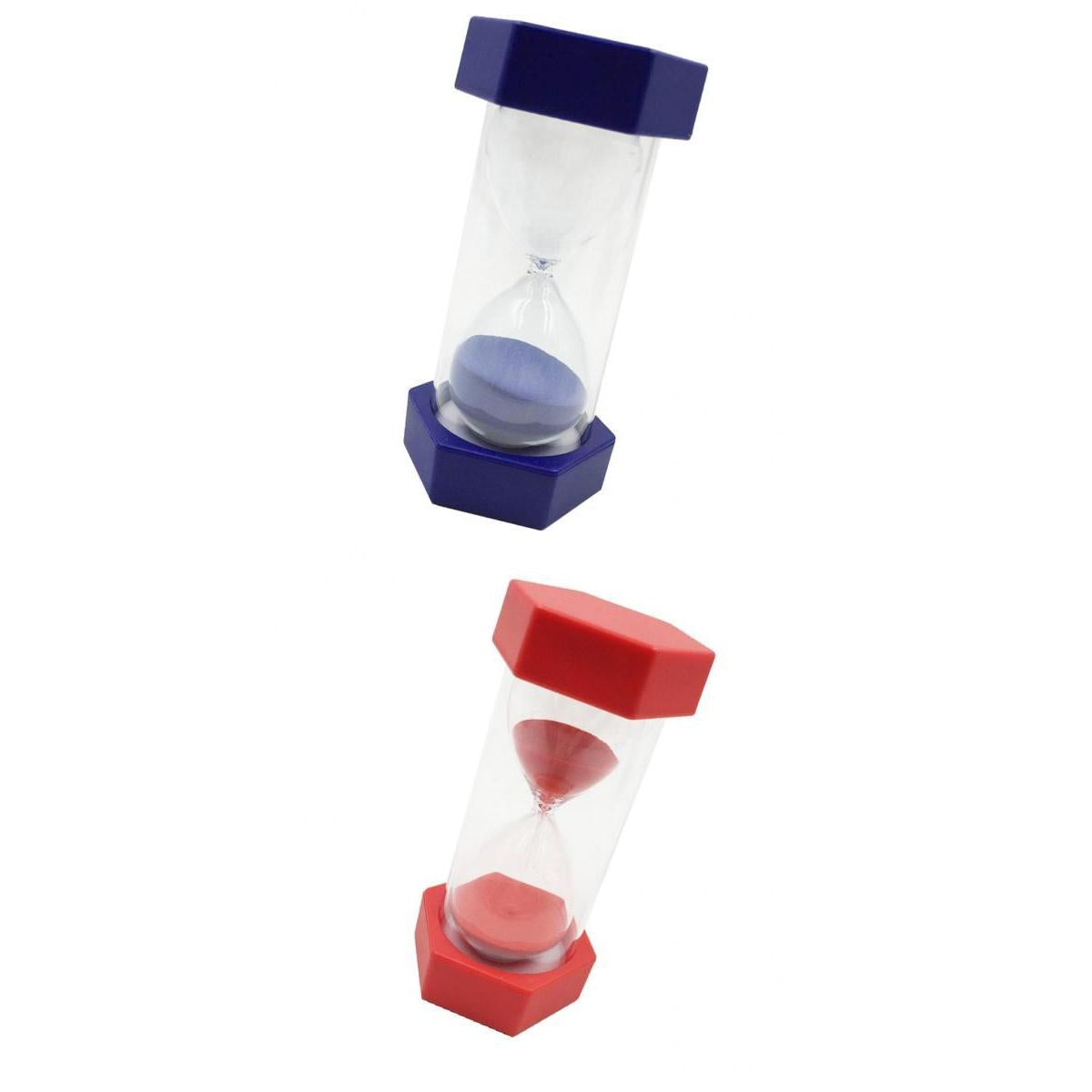 2pcs 3/ 5Min Sandglass Hourglass Sand Clock Timer Kichen Exercise Timing