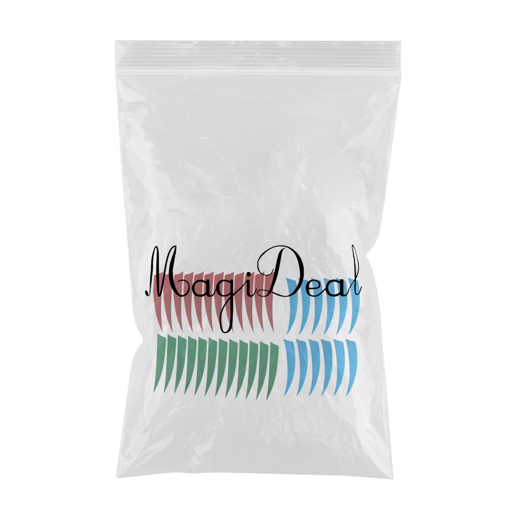 36 Pieces 4 Inch Archery Arrow Feathers Fletchings Vanes Target Hunting B