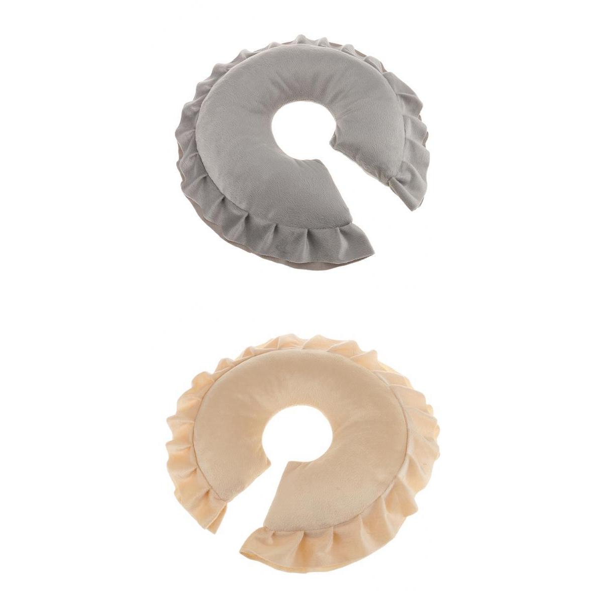 2pcs Soft Spa Massage Table Cradle Face Pillow Neck Head Cushion