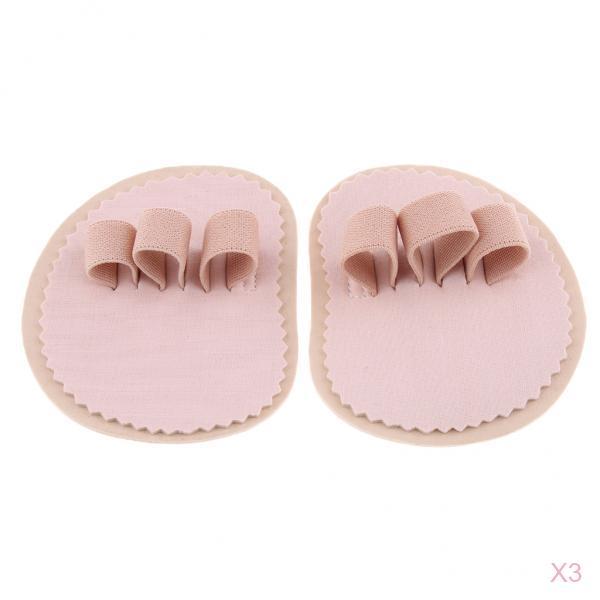 3 Pair Left Right Toe Straightener for Overlapping Toe Crooked Hammer Toes