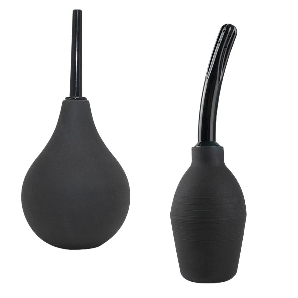 2X Superior Rubber Beauty Anal Douche for Women Men Enemas Bulbs 310ML 90ML