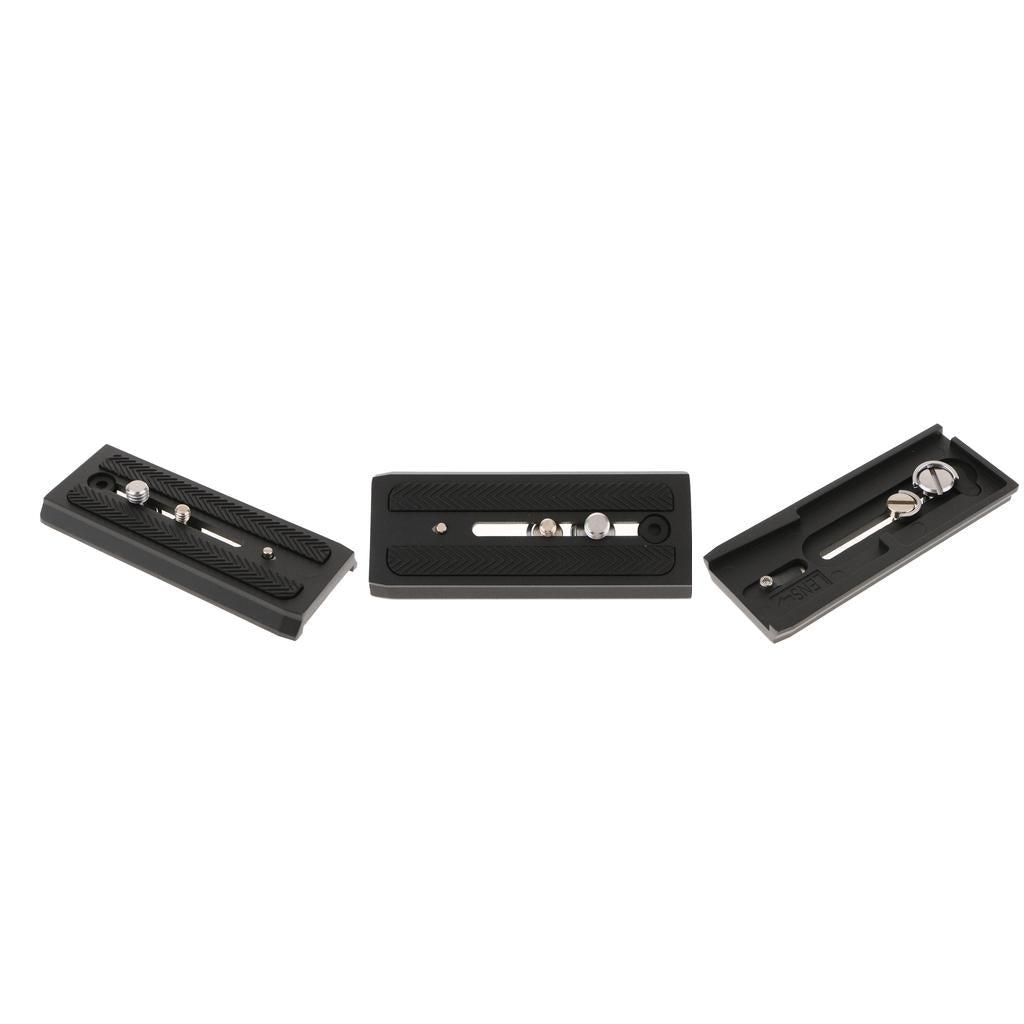 3 Packs 501PL Rapid Connect Sliding Dovetail QR Plate 120mm for Manfrotto