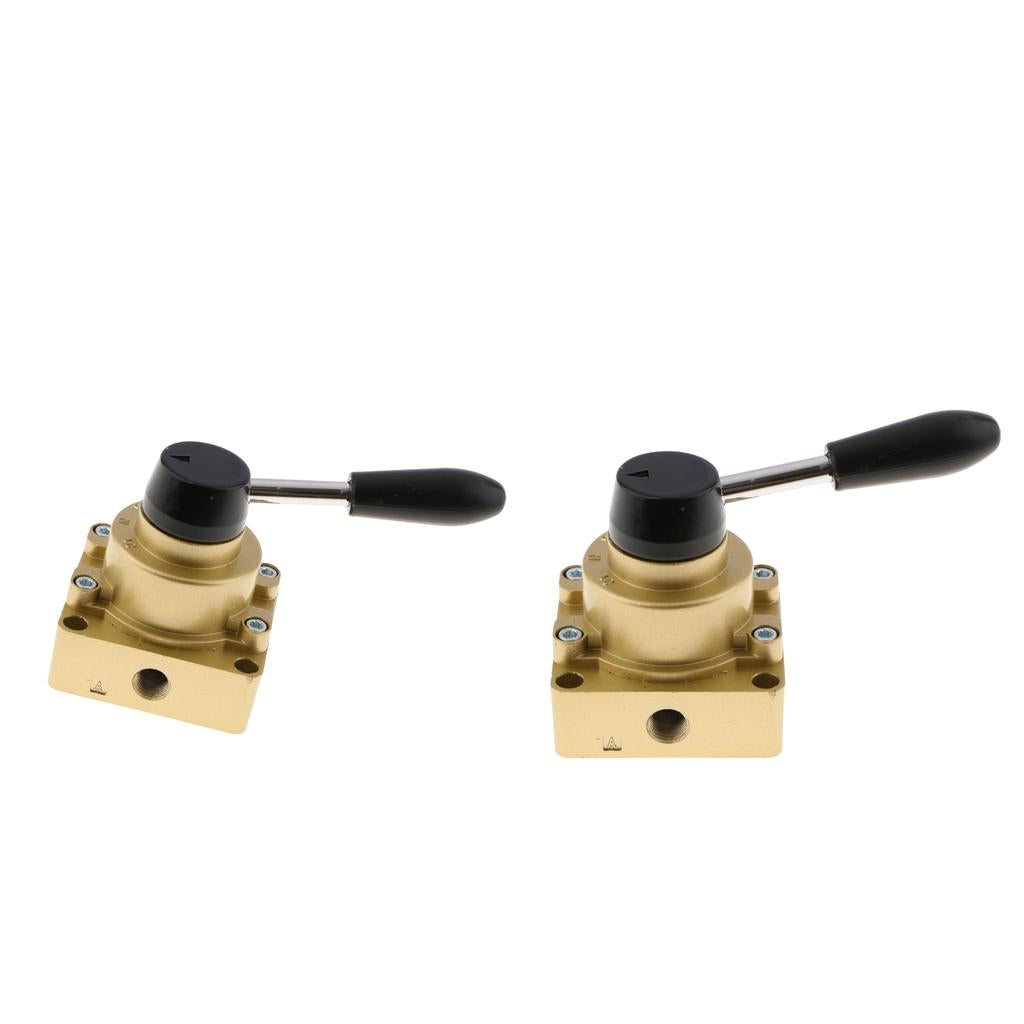 2Pcs HV-02 Handheld Control Valve 1/4 HV-03 3/8" HV-04 1/2 "Manual Valve"