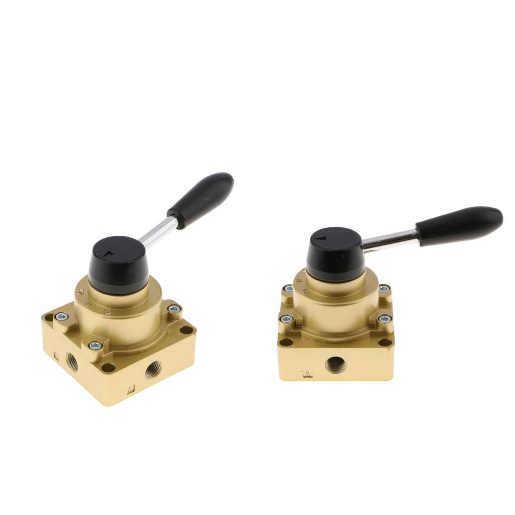 2Pcs HV-02 Handheld Control Valve 1/4 HV-03 3/8" HV-04 1/2 "Manual Valve"