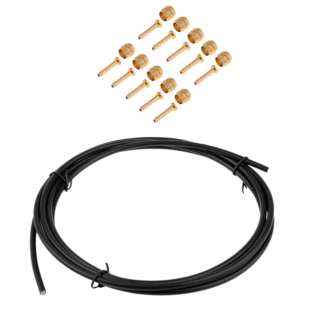 Bicycle Disc Brake Oil Tube + Bike Disc Brake Hose Olive Connector Insert