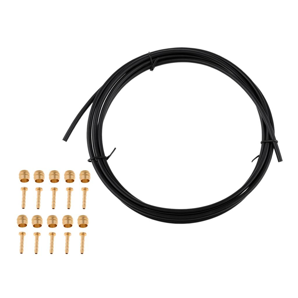 Bicycle Disc Brake Oil Tube + Bike Disc Brake Hose Olive Connector Insert