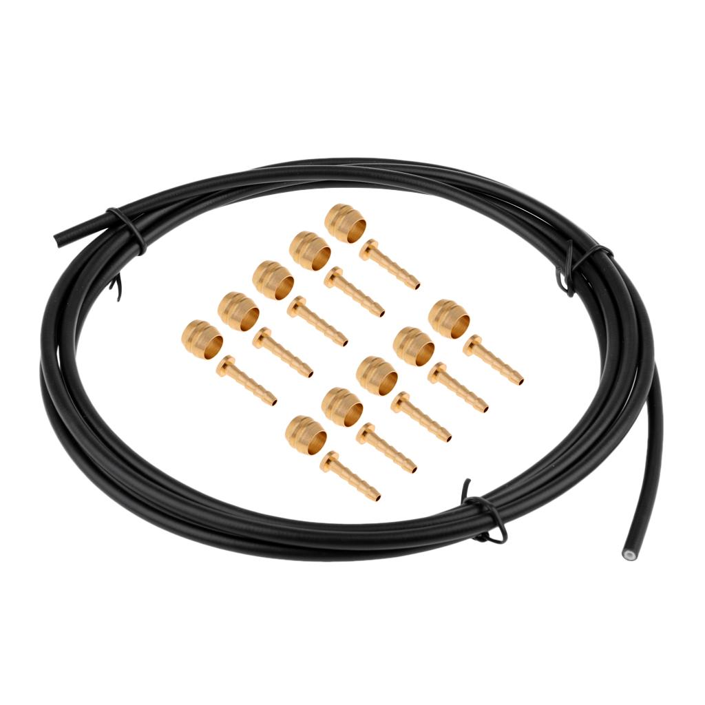 Bicycle Disc Brake Oil Tube + Bike Disc Brake Hose Olive Connector Insert