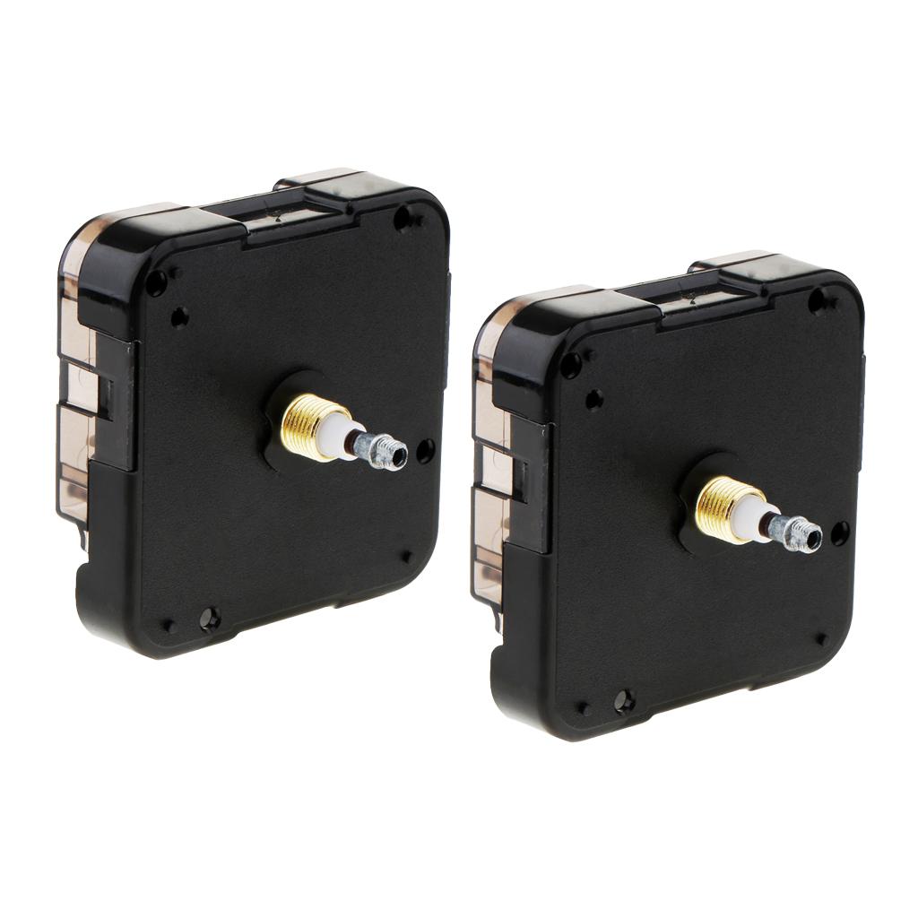 2 Pieces Quartz DIY Silent Wall Clock Movement Hands Mechanism Repair Parts