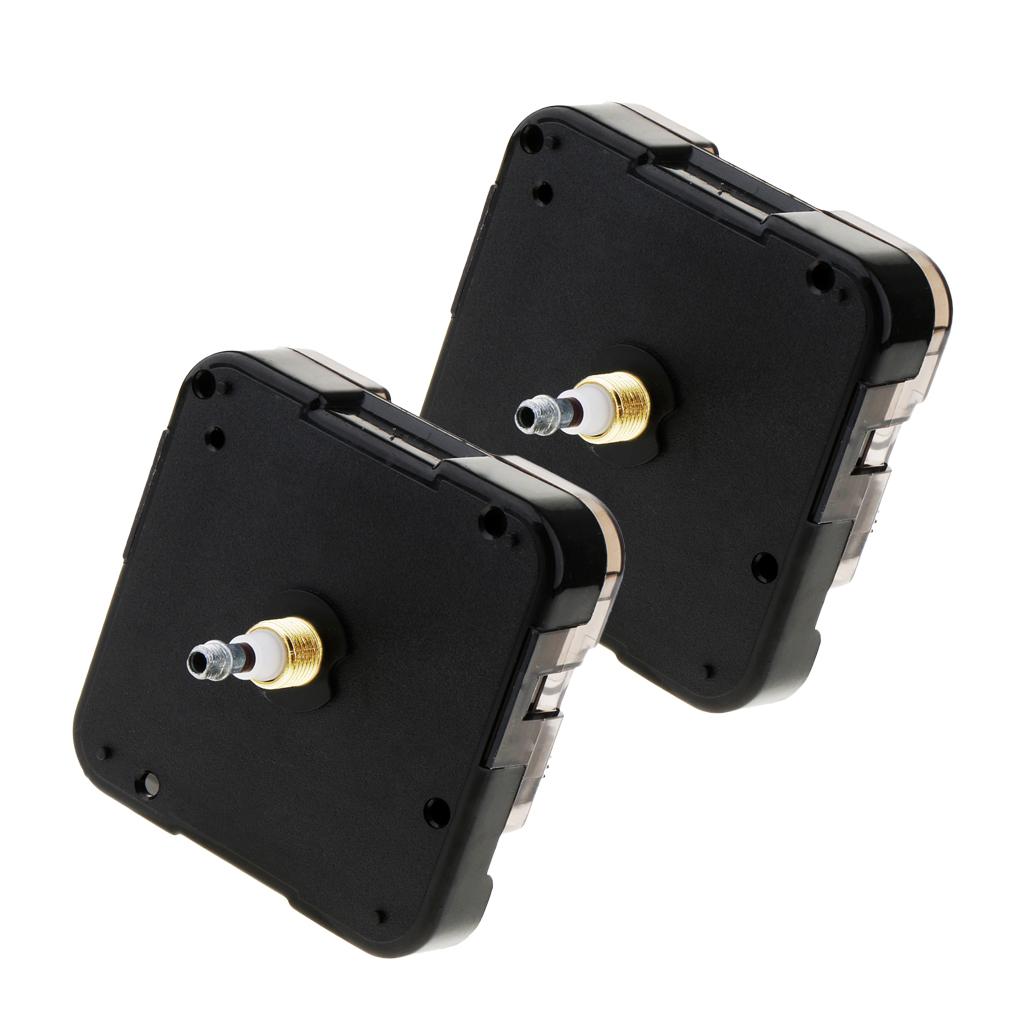 2 Pieces Quartz DIY Silent Wall Clock Movement Hands Mechanism Repair Parts