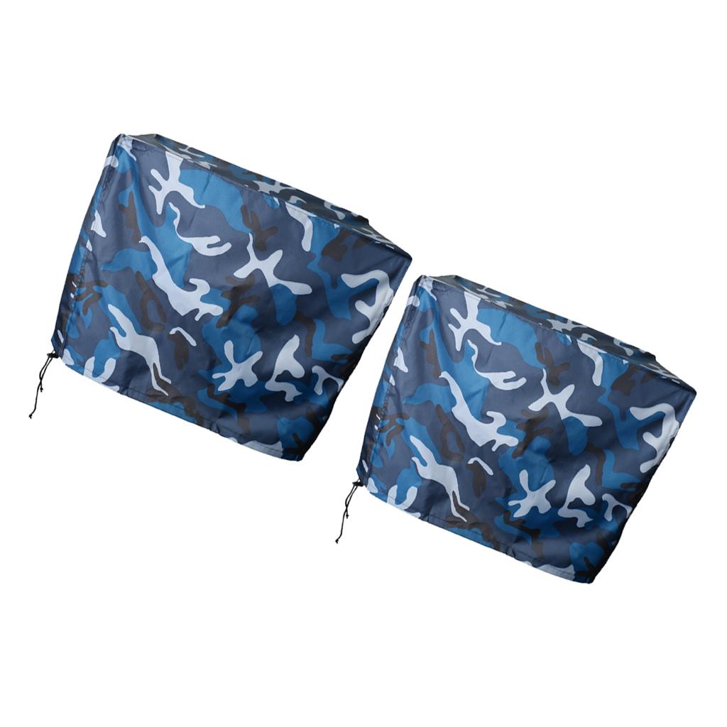 2Pcs Waterproof Marine Boat Outboard Motor Engine Protector Cover