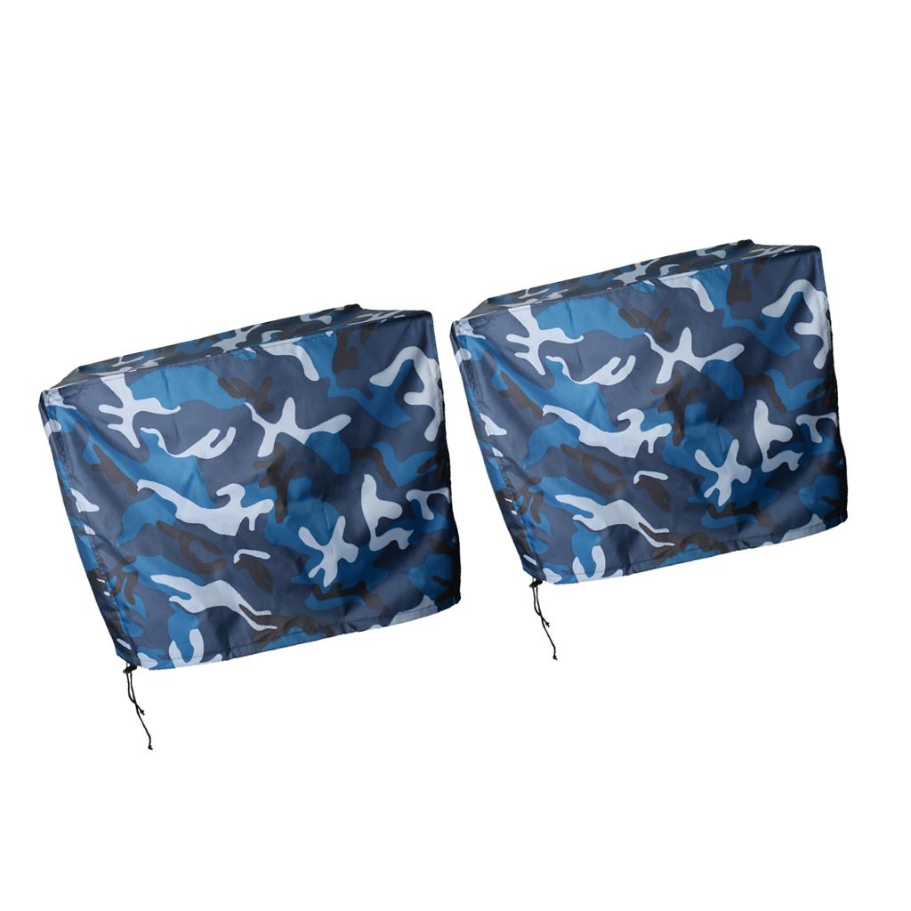 2Pcs Waterproof Marine Boat Outboard Motor Engine Protector Cover