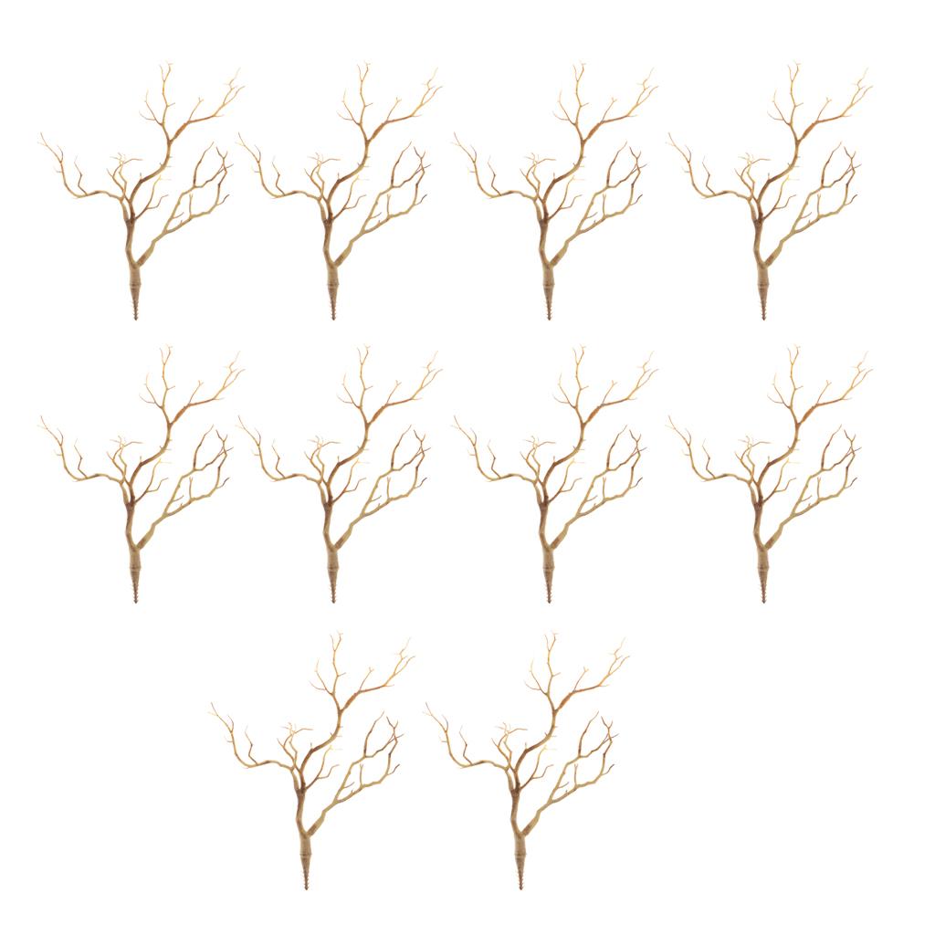 10pcs Artificial Branches Small Trees Twig Branch Table Decoration Coffee