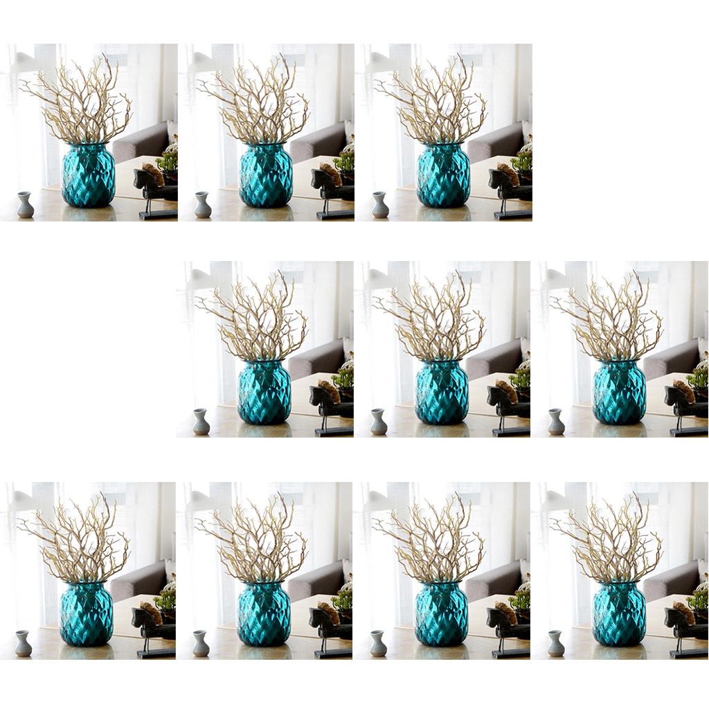 10pcs Artificial Branches Small Trees Twig Branch Table Decoration Coffee