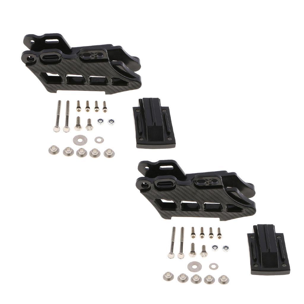 2x Rear Chain Guide/Guard For DirtBike CRF KLX KDX KXF RM RMZ DRZ YZ YZF WRF