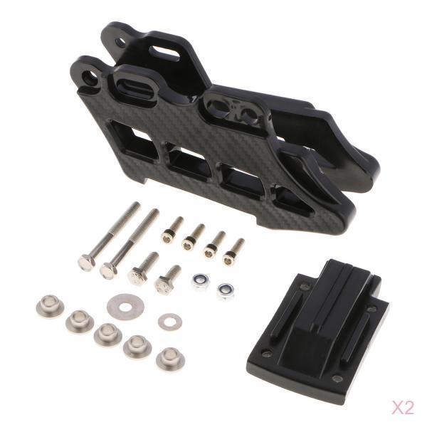 2x Rear Chain Guide/Guard For DirtBike CRF KLX KDX KXF RM RMZ DRZ YZ YZF WRF