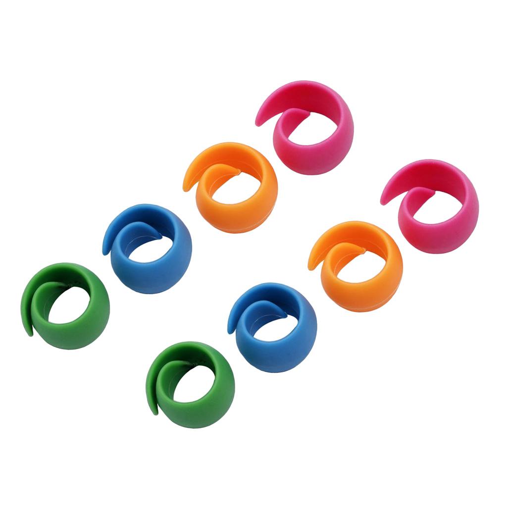 100pcs Mixed Silicone Thread Spool Huggers Sewing Machine Accessories