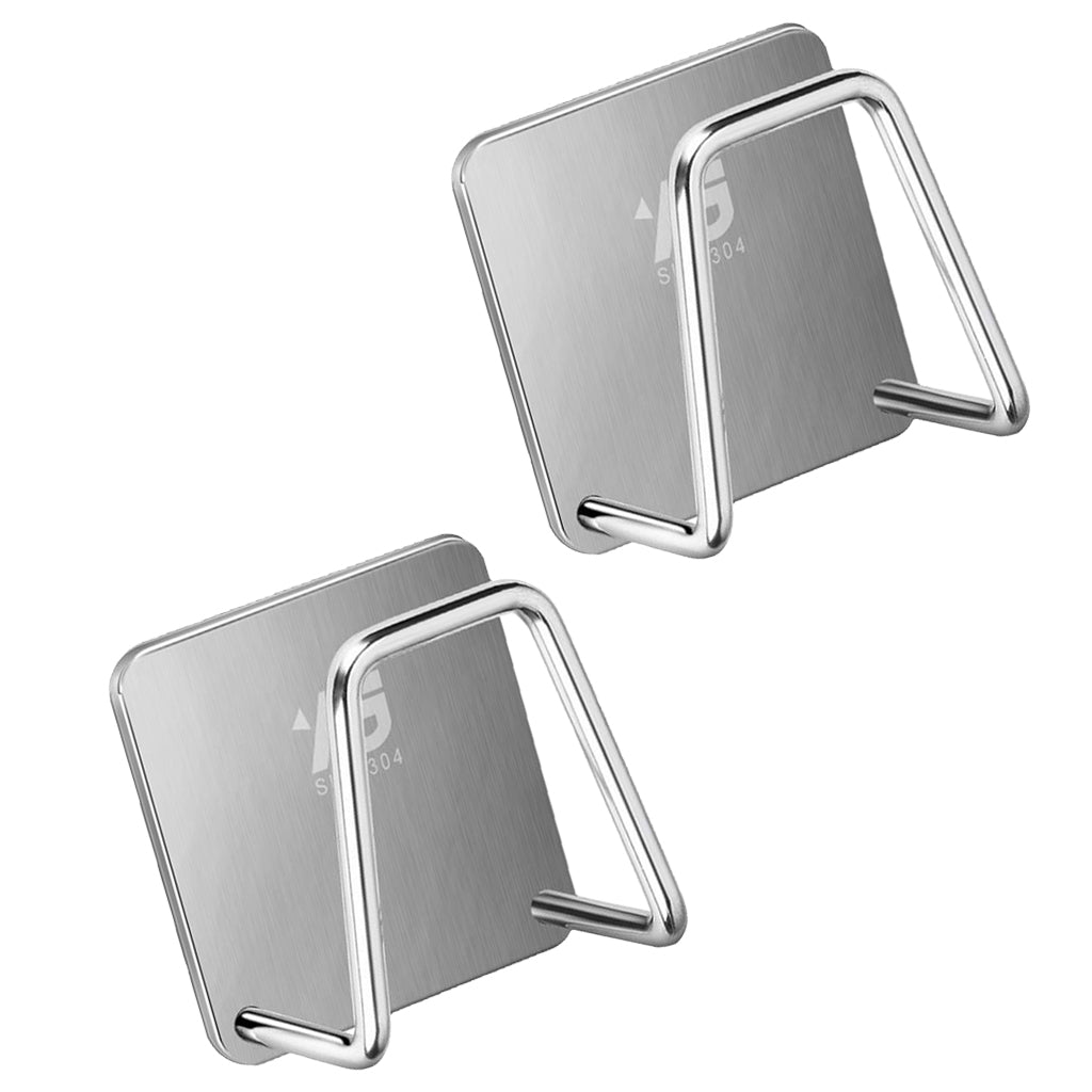2pcs Kitchen Storage Rack Holder Sink Bathroom Shelf Soap Sponge Holder