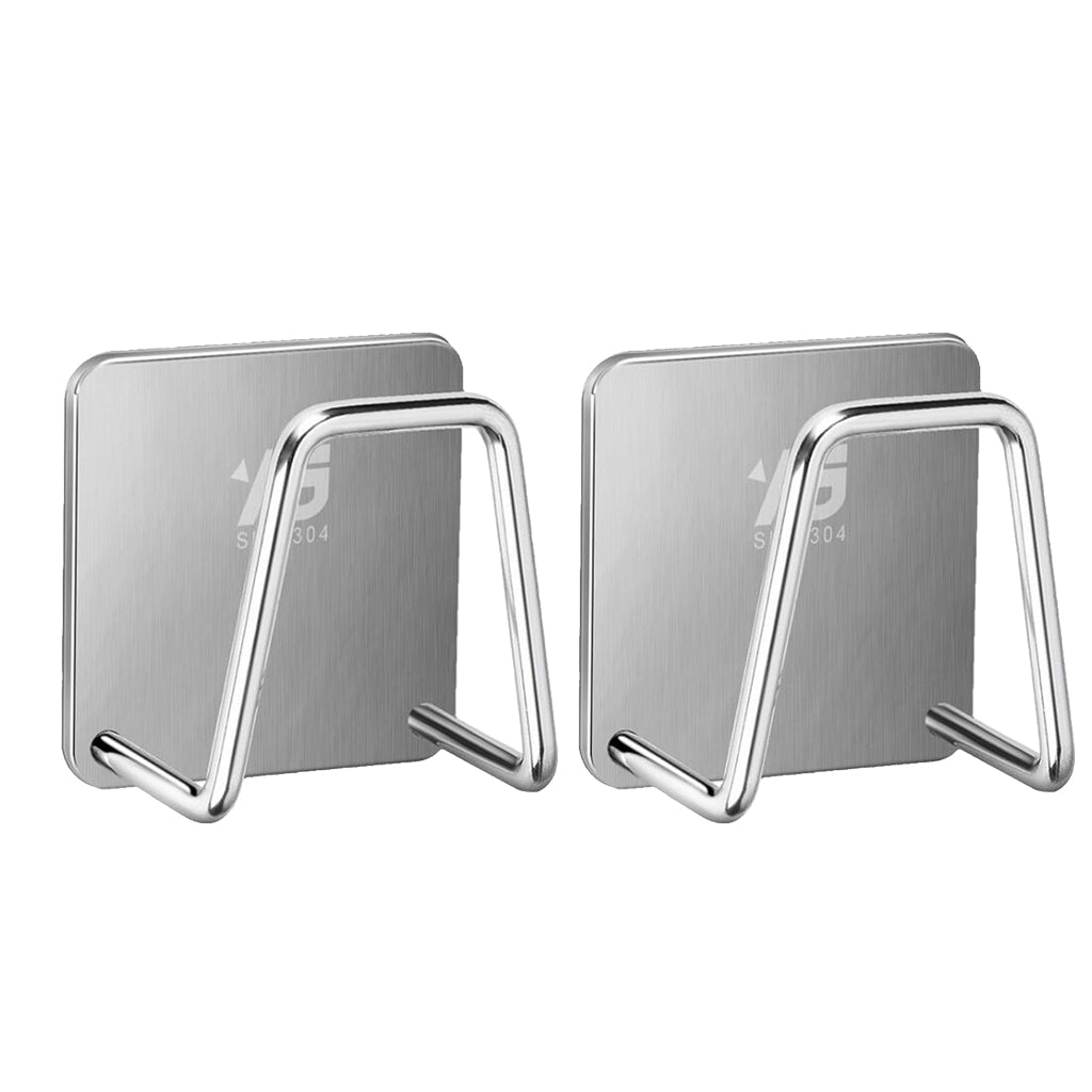 2pcs Kitchen Storage Rack Holder Sink Bathroom Shelf Soap Sponge Holder