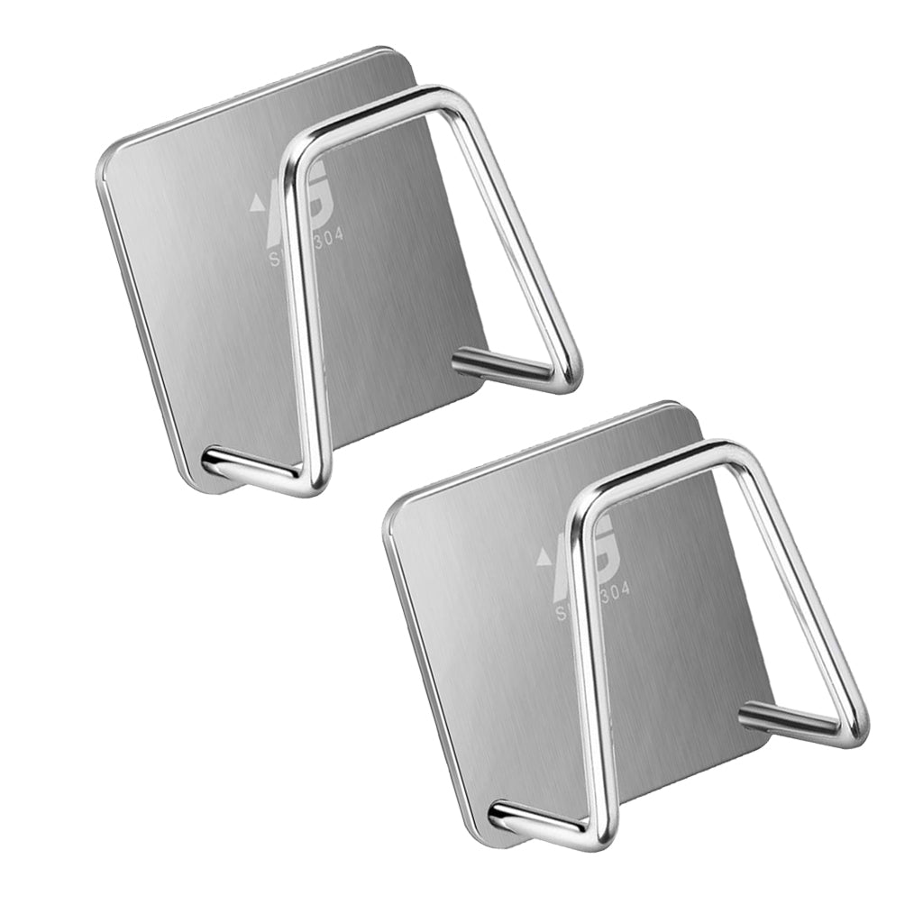 2pcs Kitchen Storage Rack Holder Sink Bathroom Shelf Soap Sponge Holder