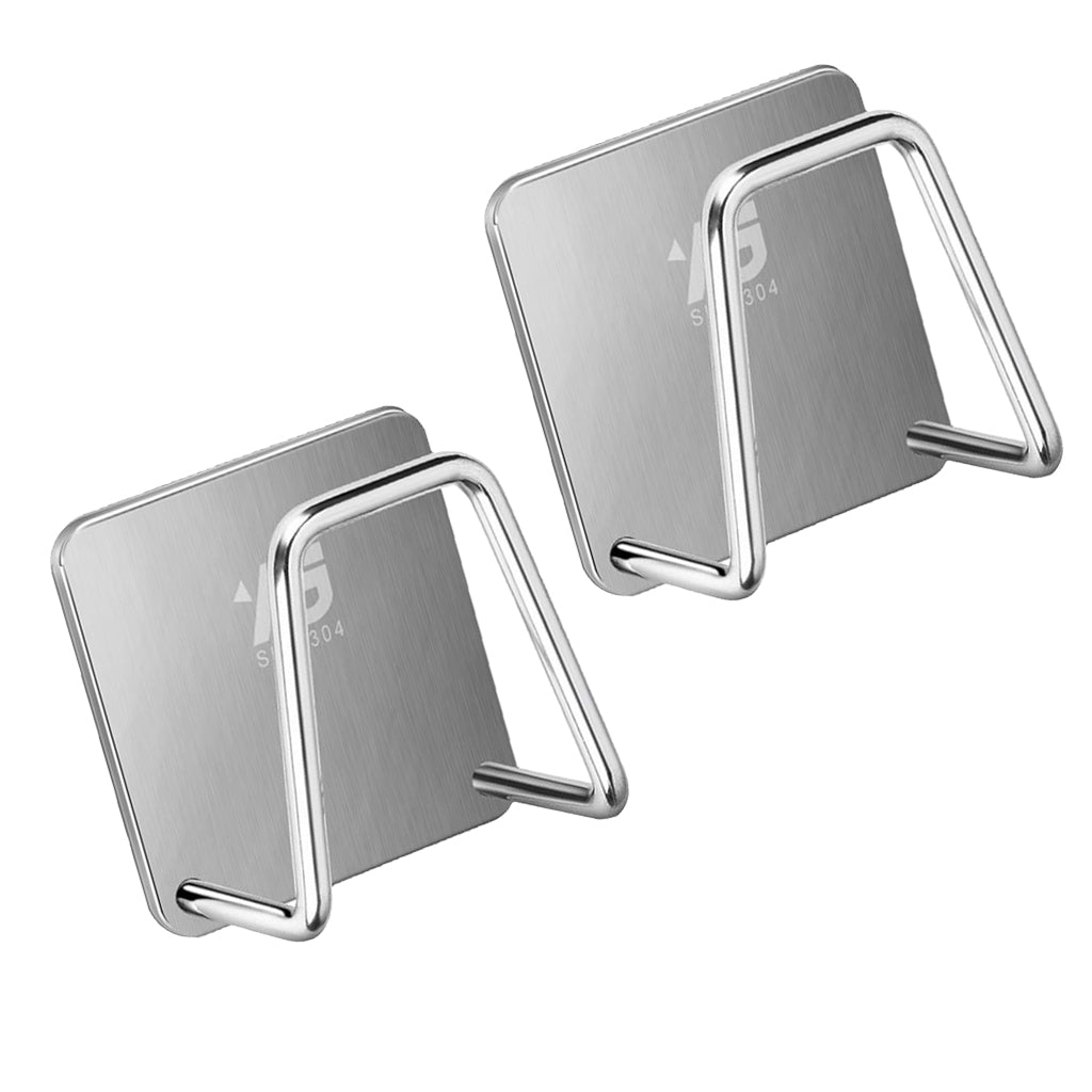 2pcs Kitchen Storage Rack Holder Sink Bathroom Shelf Soap Sponge Holder