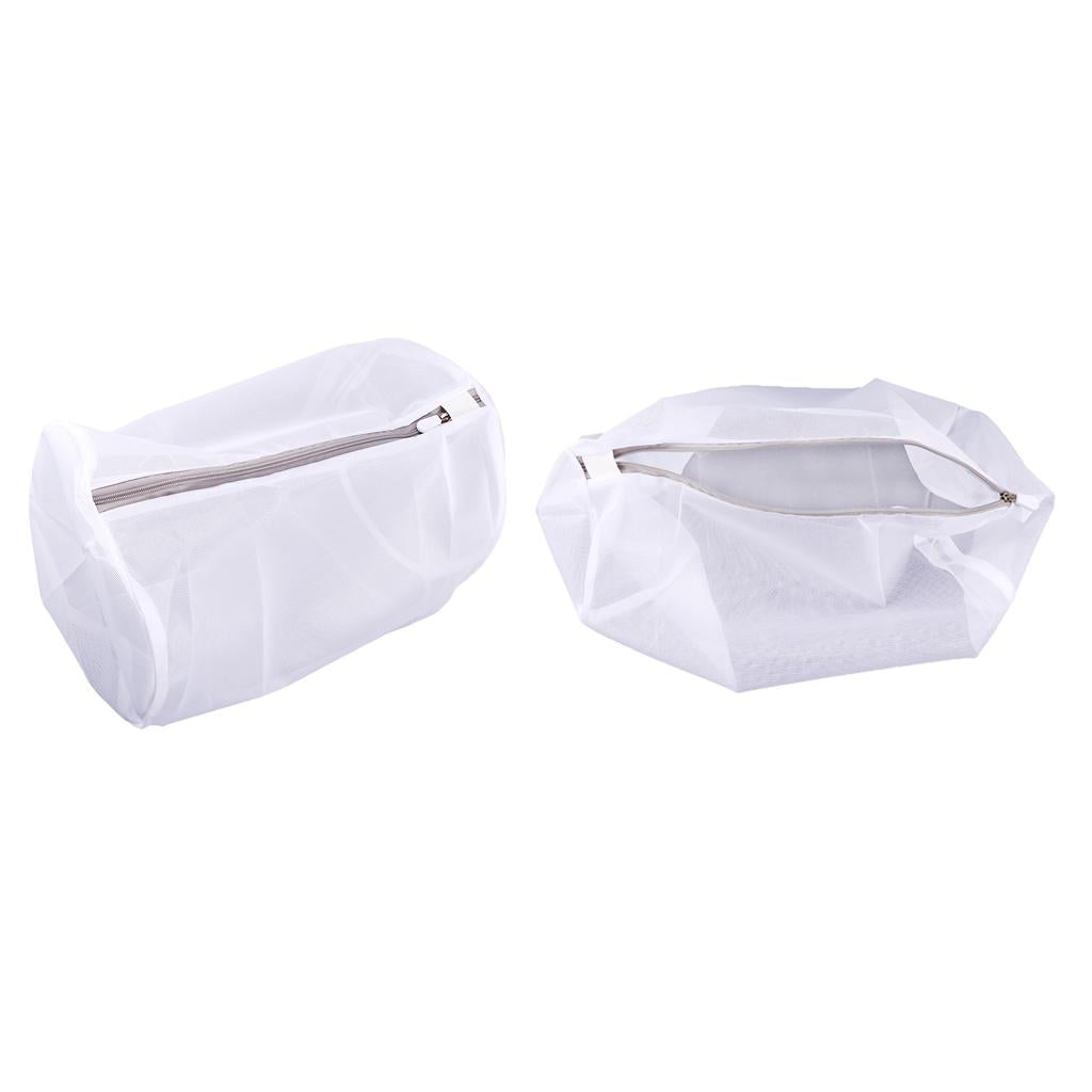 2pcs Laundry Mesh Bag Machine Wash Bag Net Wash Bag Bra Sock Wash Bag