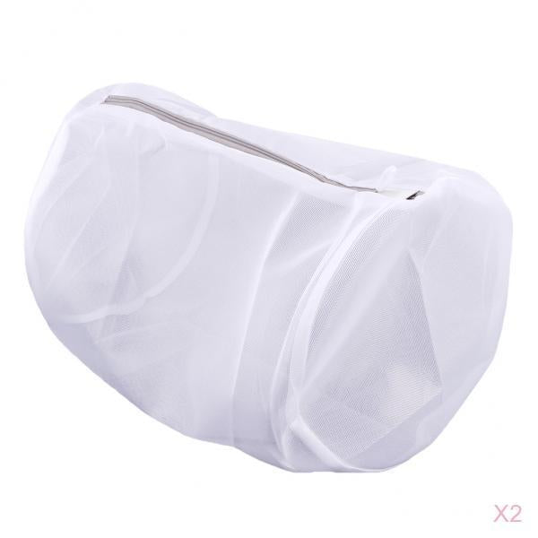 2pcs Laundry Mesh Bag Machine Wash Bag Net Wash Bag Bra Sock Wash Bag
