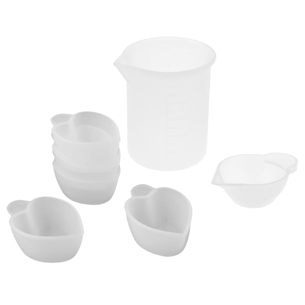 7 Pieces Epoxy Resin Measuring Mixing Cups Set DIY Resin Glue Tools