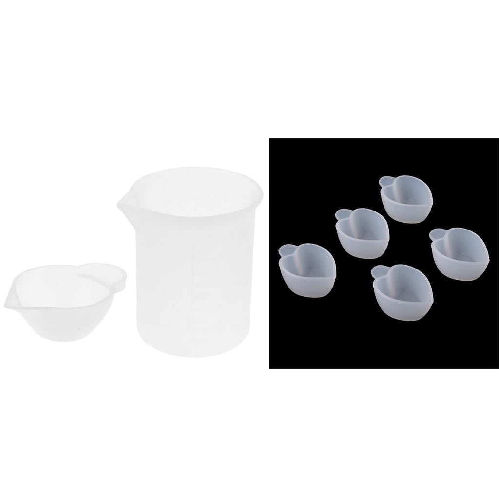 7 Pieces Epoxy Resin Measuring Mixing Cups Set DIY Resin Glue Tools