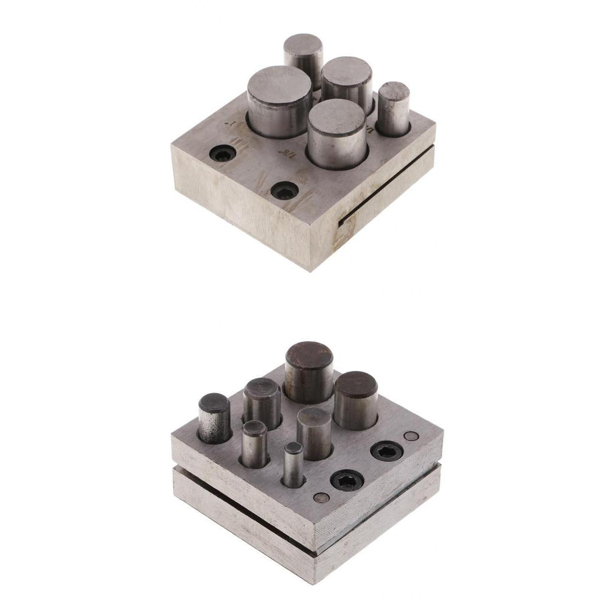 2 Set Disc Cutter Metal Craft Hole Circle Puncher Punches DIY Jewelry Tools
