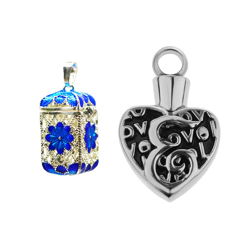 Aroma Locket Essential Oil Perfume Pendant and Cremation Ashes Urn Pendant