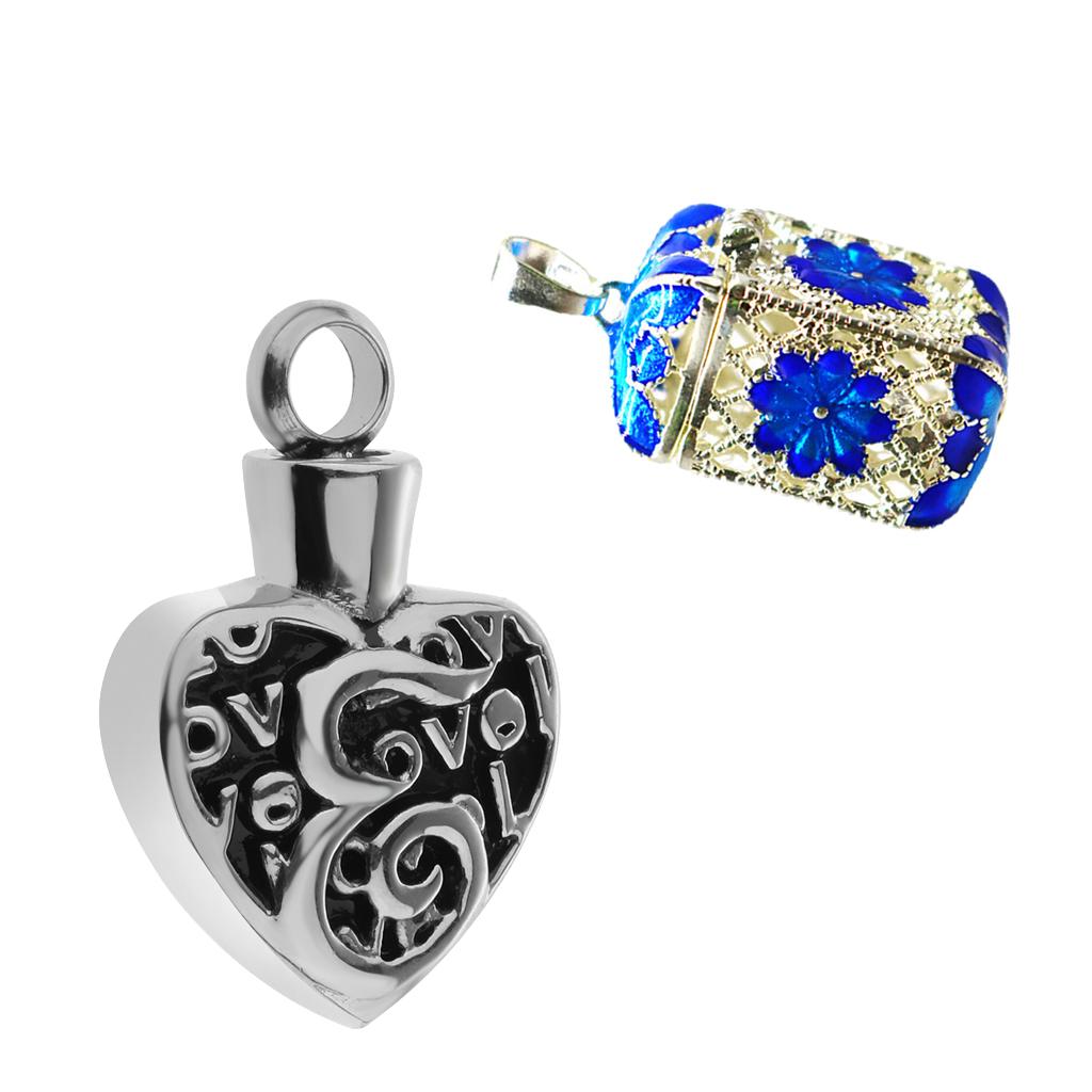Aroma Locket Essential Oil Perfume Pendant and Cremation Ashes Urn Pendant