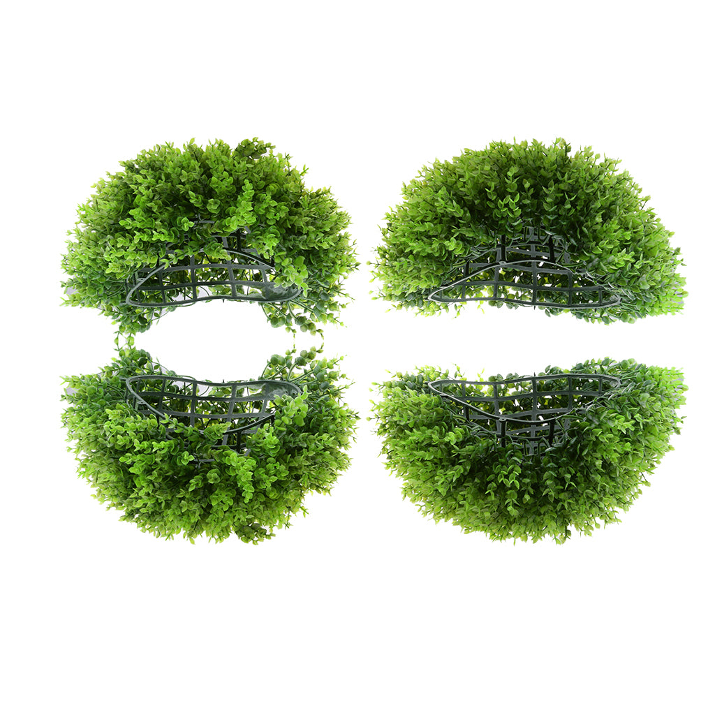2xArtificial Topiary Ball Decorative Garden Pants Ball Home Garden Green