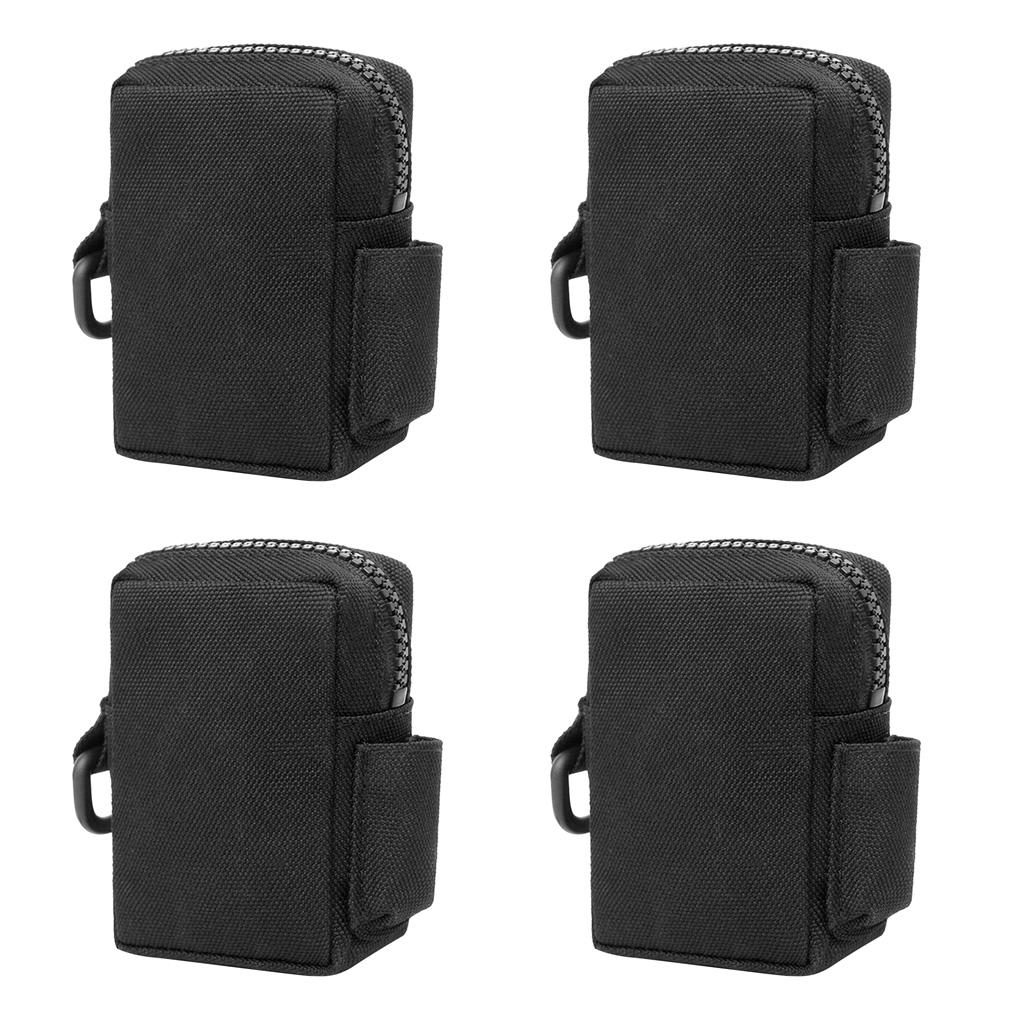 4pcs Molle Belt Pouch Tactical Accessory Bag Utility Gadget Pouch Black