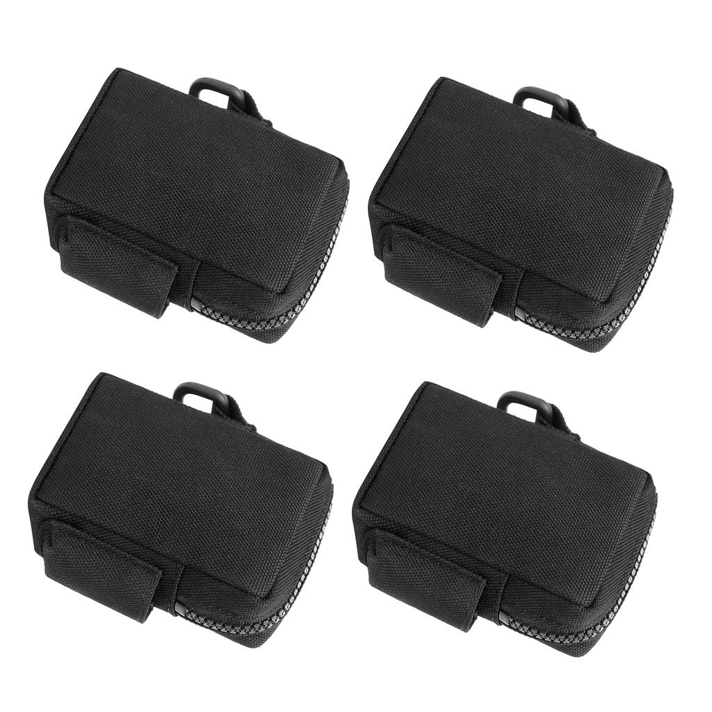 4pcs Molle Belt Pouch Tactical Accessory Bag Utility Gadget Pouch Black