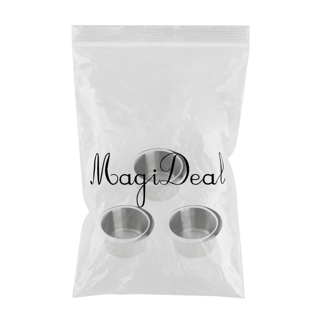 3x Stainless Steel Cup Drink Holder Polished for Marine Car Truck Camper RV
