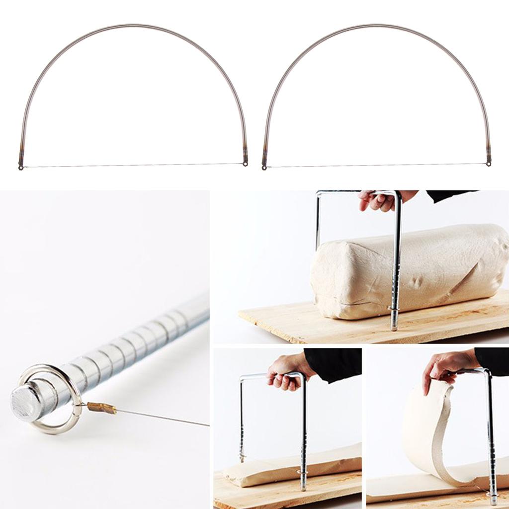 2 pieces Clay cutter wire cutting tools for pottery ceramic clay art crafts