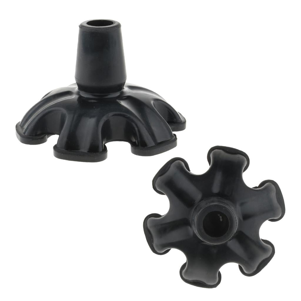 2pcs Hexagonal Replacement Tip For Cane Walking Stick Crutches 3/4 inch