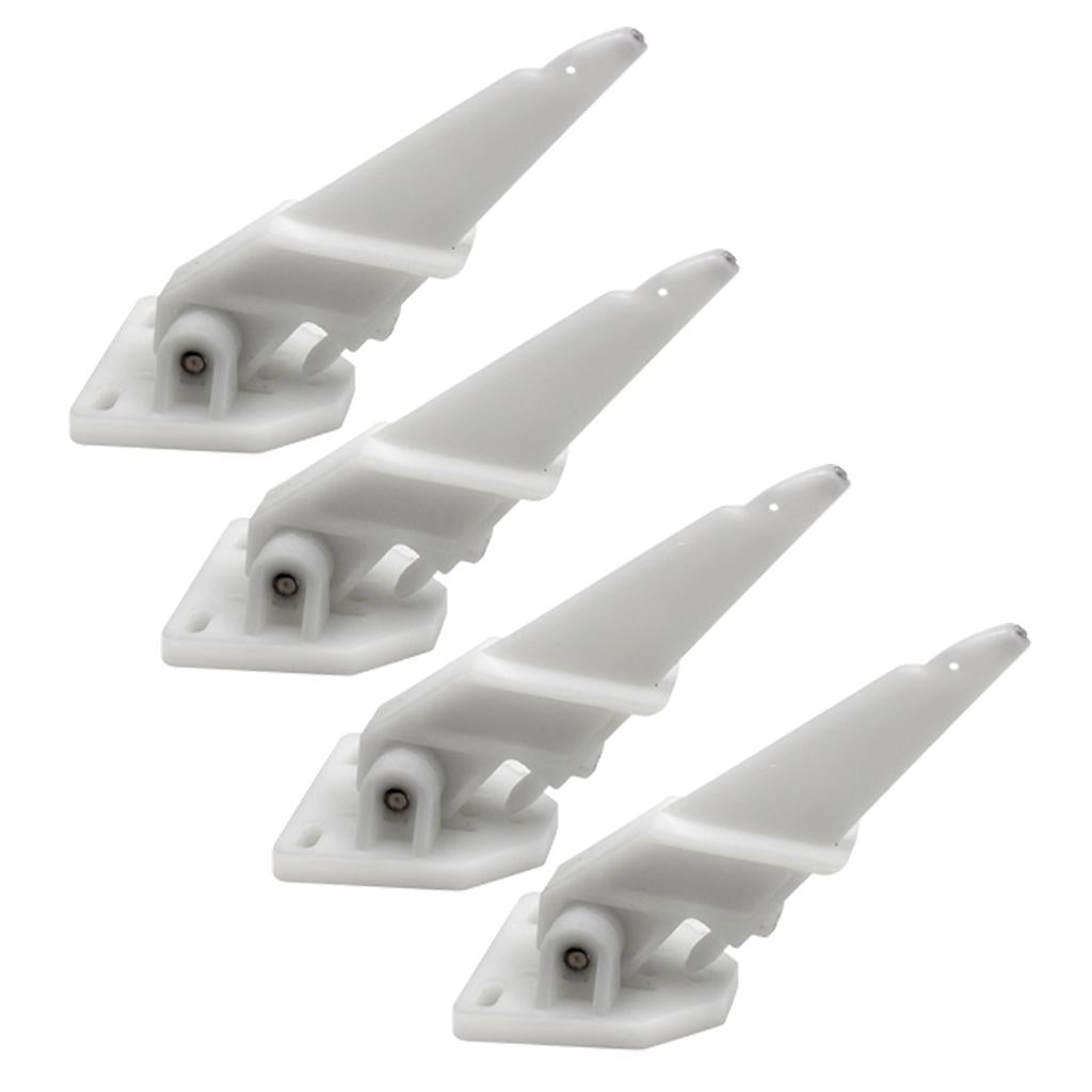 4 Pcs Boat Universal Speedometer Automatic Kick-up Pitot Tube Assembly