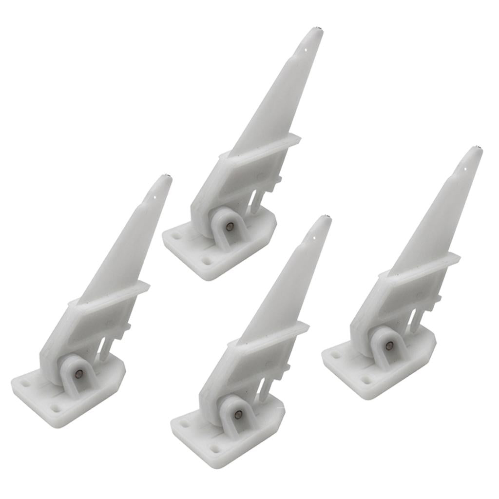 4 Pcs Boat Universal Speedometer Automatic Kick-up Pitot Tube Assembly