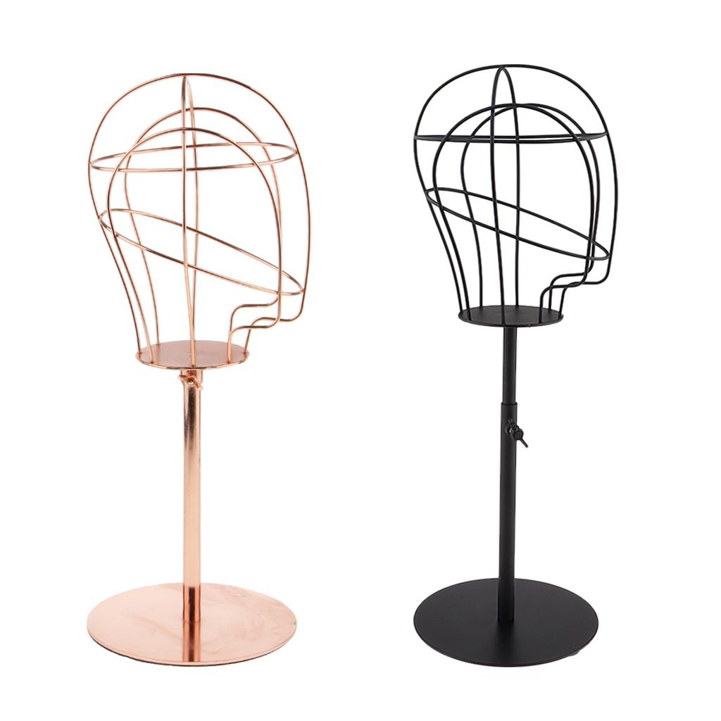 2x 19.7 Mannequin Head Model Wig Stand Hat Display Rack Cap Holder Shelf"
