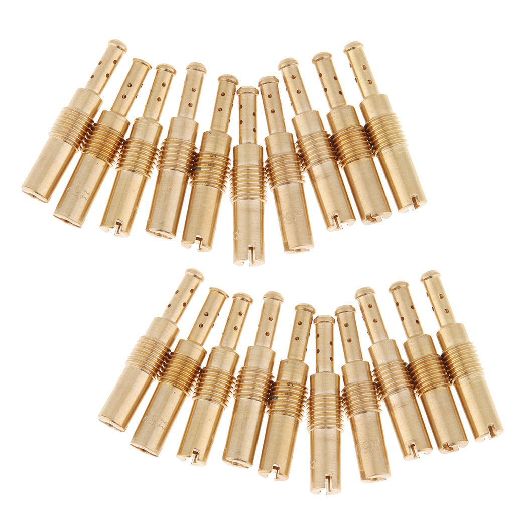 20pcs Slow/Pilot Jet for PWK OKO CVK 38 40 42 45 48 50 52 55 58 60