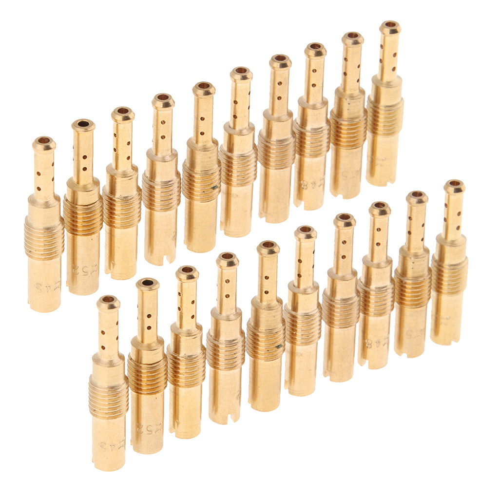 20pcs Slow/Pilot Jet for PWK OKO CVK 38 40 42 45 48 50 52 55 58 60