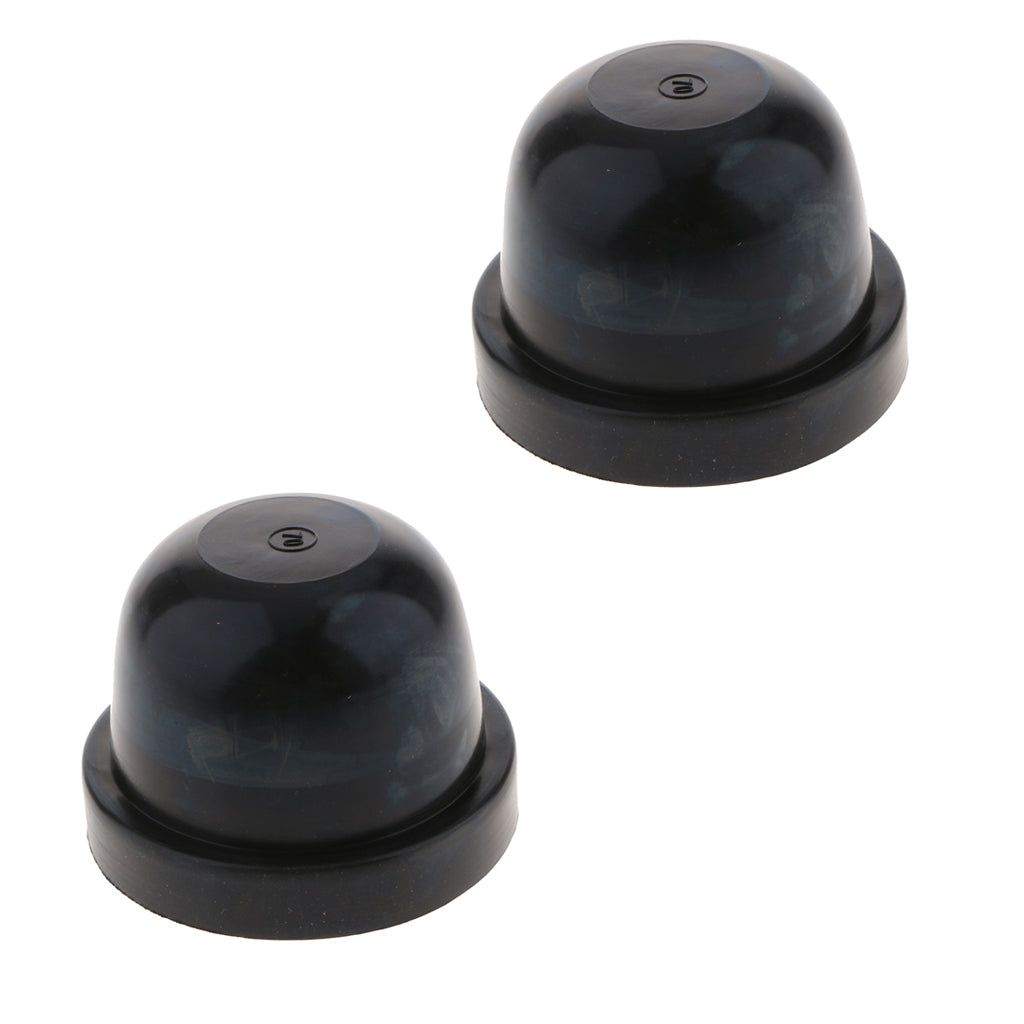 2X Universal Rubber Housing Seal Cap Dust Cover Car LED Headlight 70X55mm