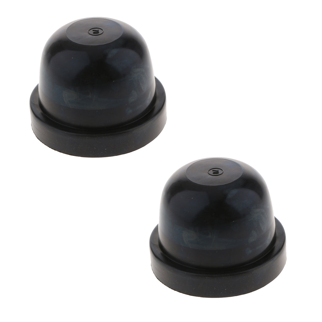 2X Universal Rubber Housing Seal Cap Dust Cover Car LED Headlight 70X55mm
