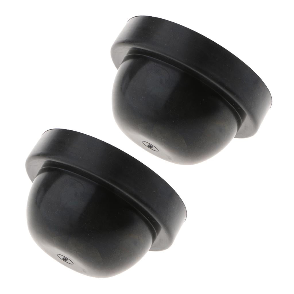 2X Universal Rubber Housing Seal Cap Dust Cover Car LED Headlight 110X65mm