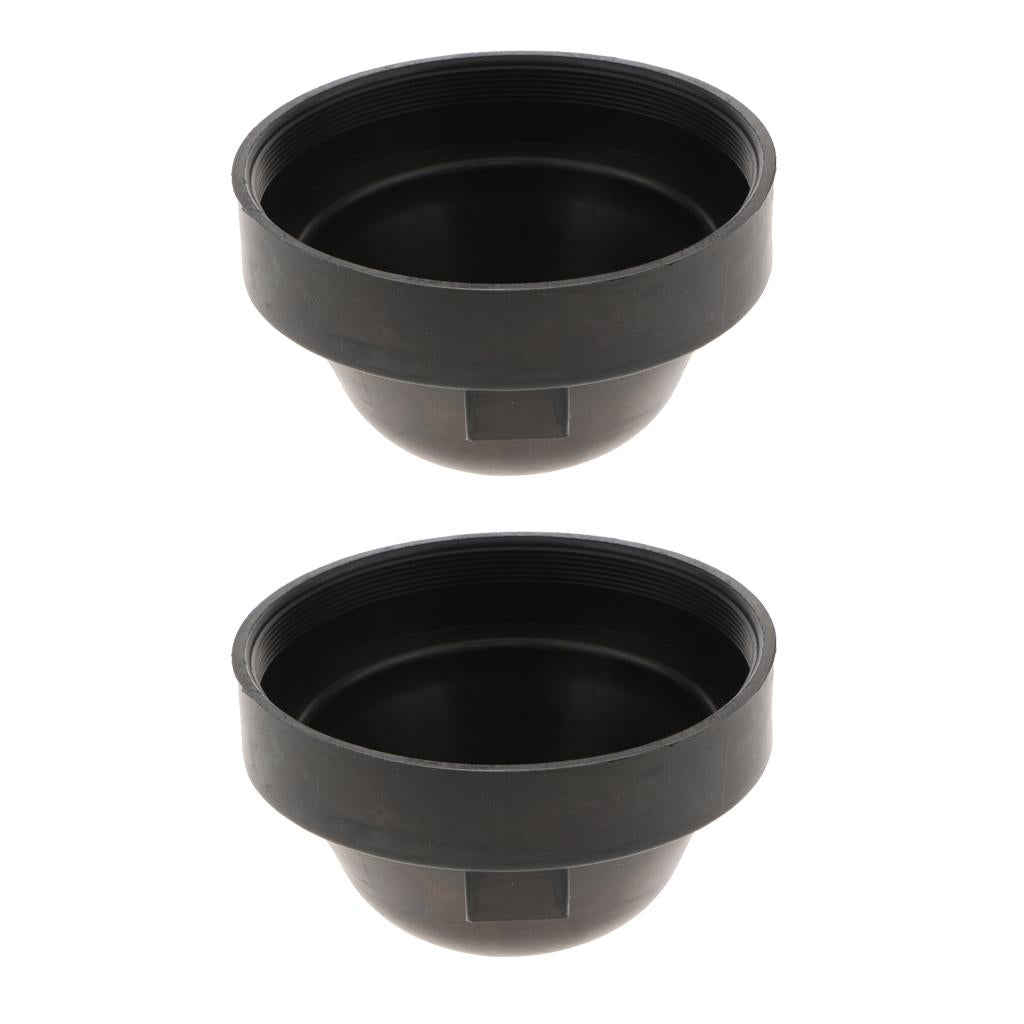 2X Universal Rubber Housing Seal Cap Dust Cover Car LED Headlight 100X65mm