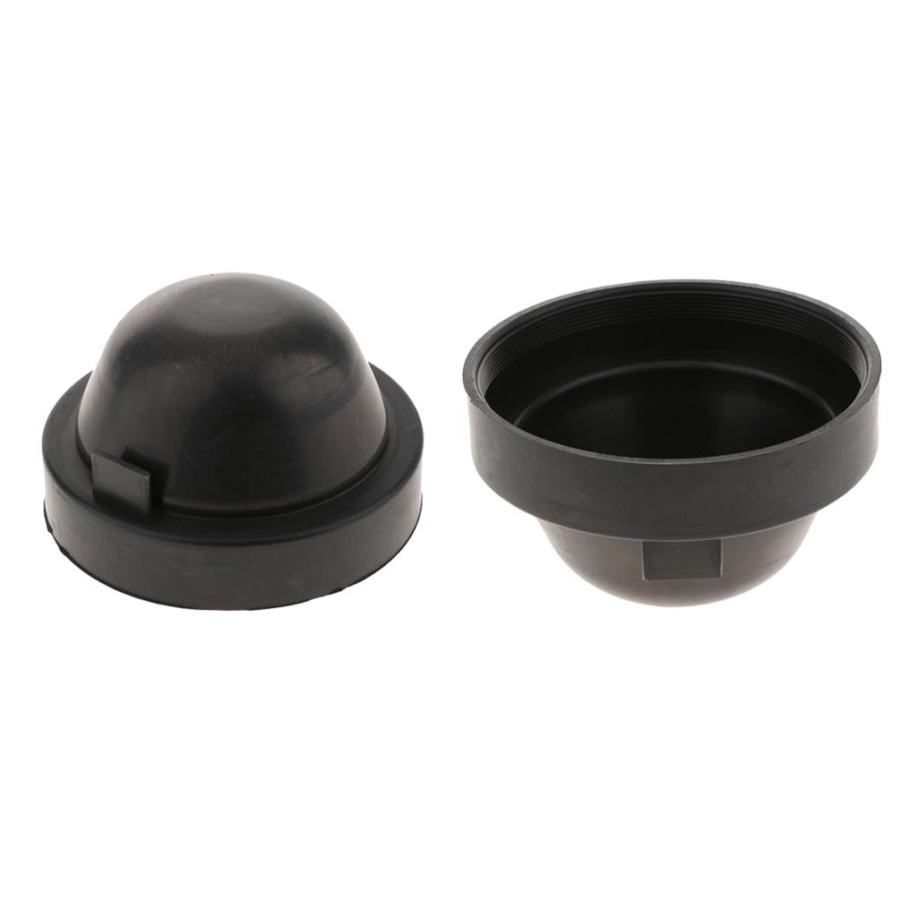 2X Universal Rubber Housing Seal Cap Dust Cover Car LED Headlight 100X65mm