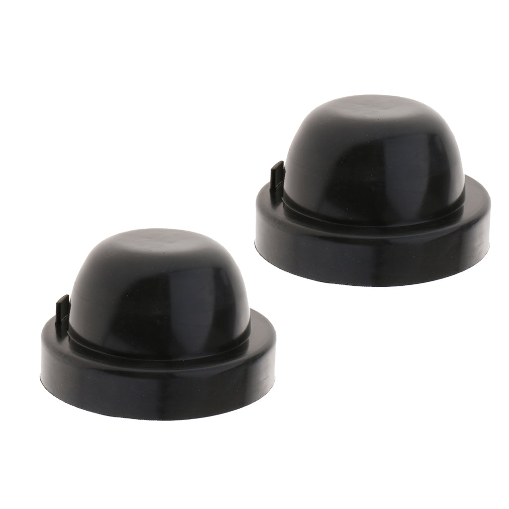 2X Universal Rubber Housing Seal Cap Dust Cover Car LED Headlight 95X65mm