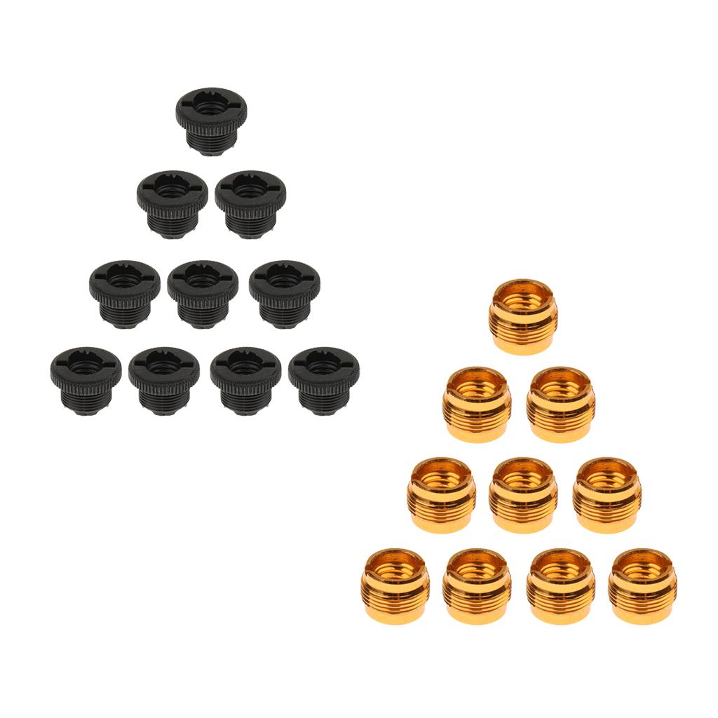 20 Pieces Microphone Clip Screw Thread Adaptor 3/8 to 5/8" Screws"