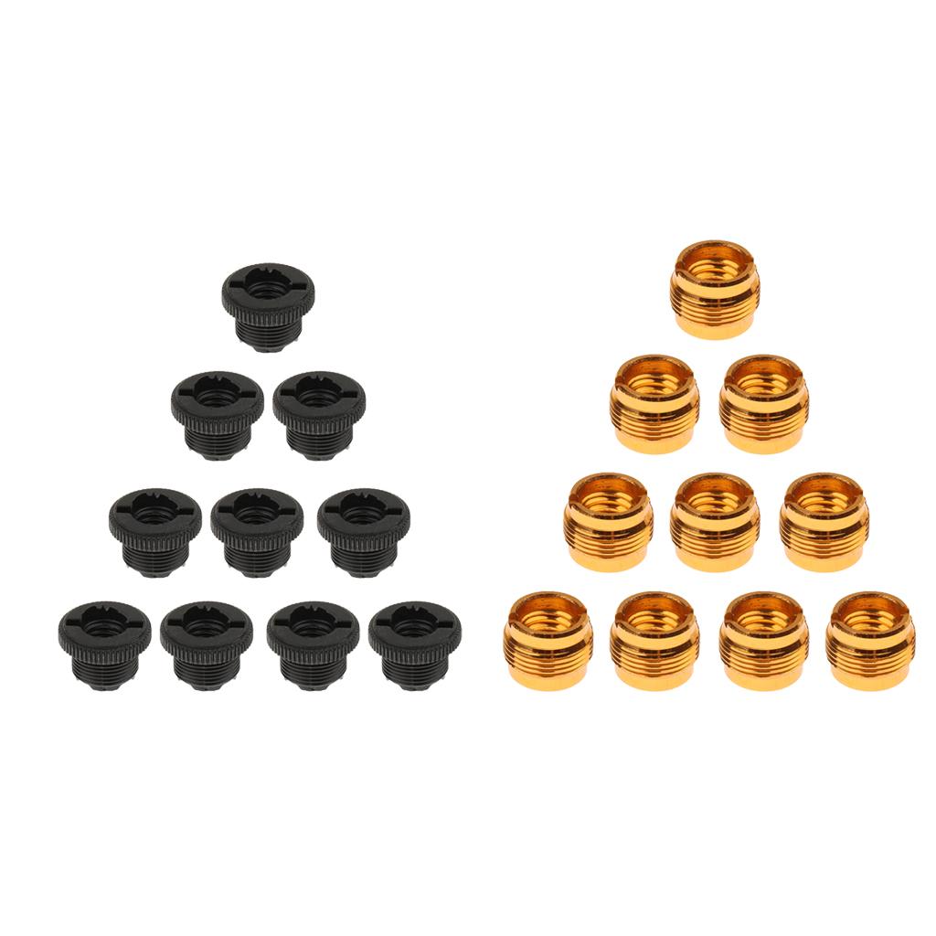 20 Pieces Microphone Clip Screw Thread Adaptor 3/8 to 5/8" Screws"